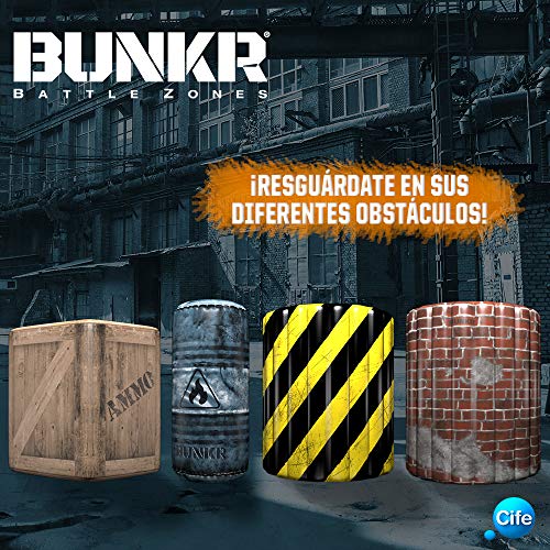 BUNKR- Battle Zone Starter Pack, Multicolor (Cife Spain 41646)