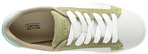 camel active Zapatillas Cortavientos, Mujer, Color Verde Oliva, 36 EU