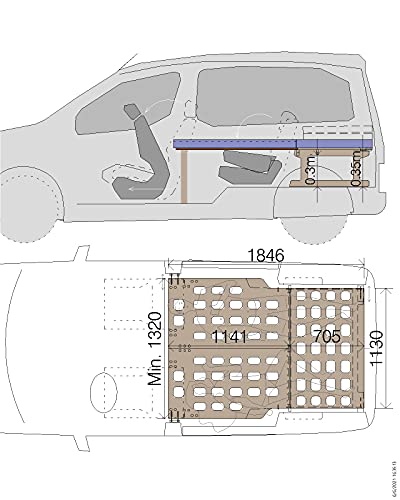 Camporan Mueble Cama Minivan