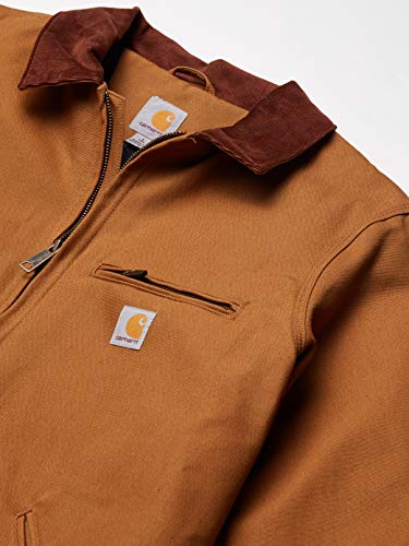 Carhartt Men's Big Duck Detroit Jacket (Regular and Big & Tall Sizes), Brown, 3X-Large/Tall