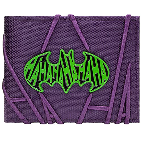 Cartera de Batman The Joker Estilo de traje de carbono Lila