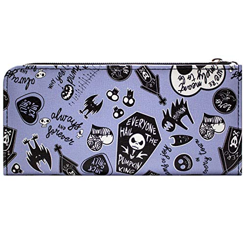 Cartera de Nightmare Before Christmas Jack y Sally Siempre Lila