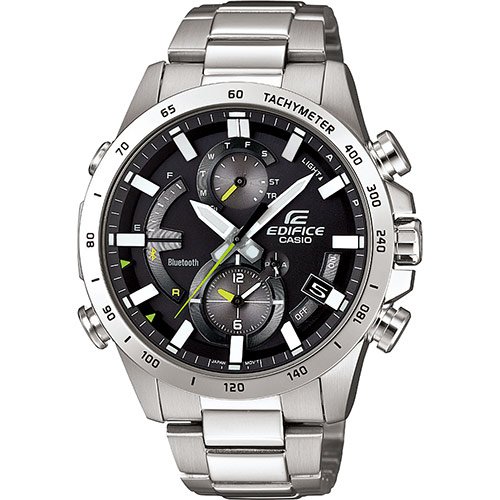 Casio Reloj Analógico para Hombre de Cuarzo con Correa en Acero Inoxidable EQB-900D-1AER