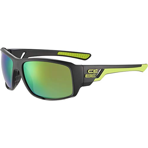 Cébé Northshore Gafas de sol Adultos unisex Matt Black Lime Medium