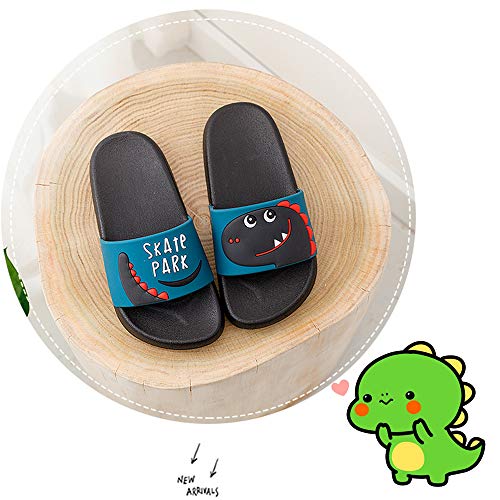 Chanclas de playa Zapatos de Piscina para Niña Niño Sandalias Verano Antideslizante Zapatillas de Baño Casa Hombre Mujer Negro 39/40EU=40/41