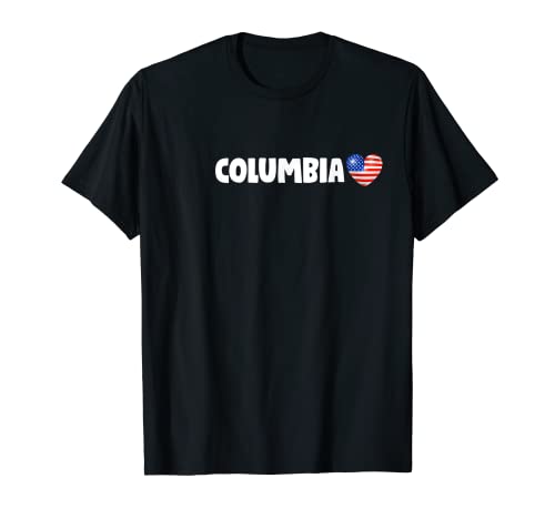 Ciudad Columbia Estados Unidos Camisa de la ciudad de Columb Camiseta