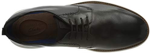 Clarks Brantin Low, Zapatillas Hombre, Piel Negra, 43 EU