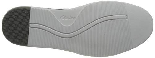 Clarks Bratton Lace, Zapatillas Hombre, Navy-Mono de Piel para Mujer, 41.5 EU