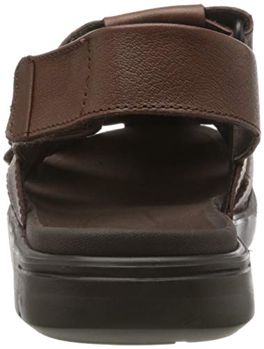 Clarks Unwilmore Ray, Sandalias Punta Cerrada Hombre, Marrón (Mahogany Mahogany), 43 EU