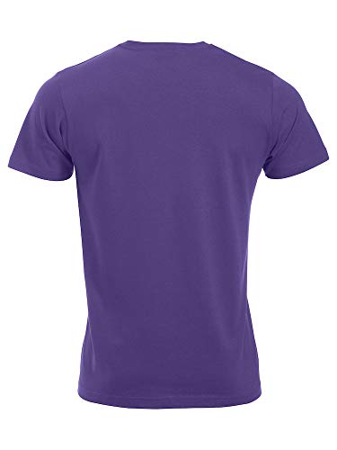 Clique New Classic Camiseta, Morado (Lila Brillante), L para Hombre