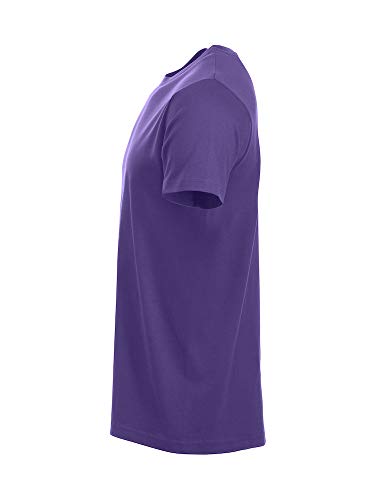 Clique New Classic Camiseta, Morado (Lila Brillante), L para Hombre