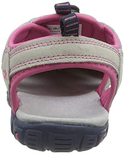 CMP – F.lli Campagnolo Kids Sahiph Leather Hiking Sandal, Sandalias de Senderismo Unisex niños, Pink Glacier U442, 34 EU