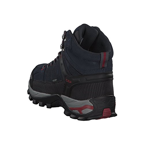 CMP Rigel Mid Trekking Shoe WP, Botas de Senderismo Hombre, Asphalt-Syrah, 44 EU