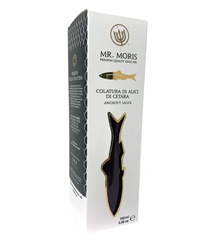 Colatura di Alici Salsa Jugo de Anchoas Mr. Moris Made in Italy (100ml Box)