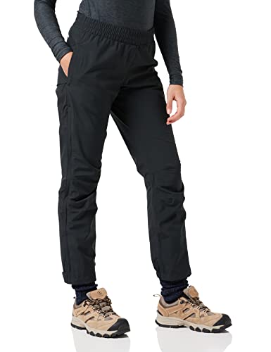 Columbia Evolution Valley Pantalón Impermeable, Mujer, Negro, XS/R