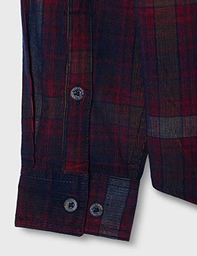 Columbia Flare Gun Camisa De Pana, Hombre, Red Jasper Ombre Tartan, S