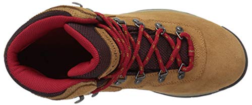 Columbia Newton Ridge Plus Waterproof Amped, Zapatillas para Caminar Mujer, Elk, Mountain Red, 43 EU