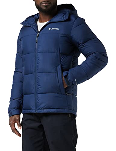 Columbia Pike Lake Hooded , Chaqueta con capucha Hombre, Azul (Collegiate Navy), XL