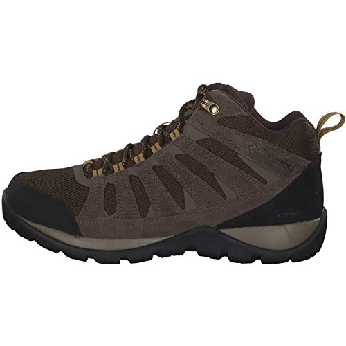 Columbia Redmond V2 Mid, Zapatillas de Senderismo Impermeables Mujer, Cordovan Baker, 43 EU