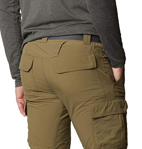 Columbia Silver Ridge™ II Convertible - Pantalones de Senderismo, Hombre, Verde (Stone Green), 34W / 32L