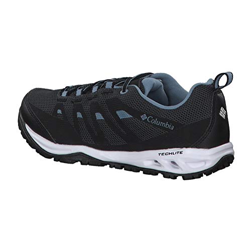 Columbia Vapor Vent, Zapatillas de Senderismo Mujer, Negro (Black/Dark Mirage), 42 EU