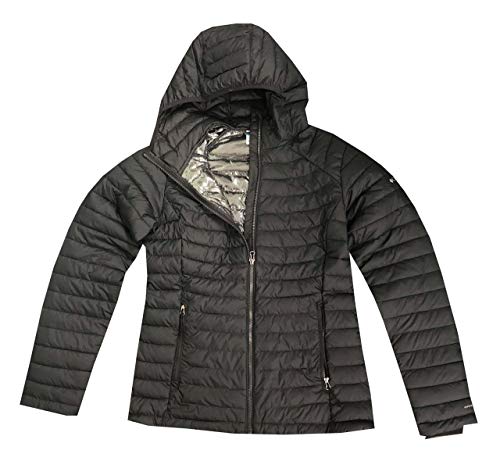 Columbia Women's White Out ll Omni Heat Hooded Jacket Puffer (M, Black)