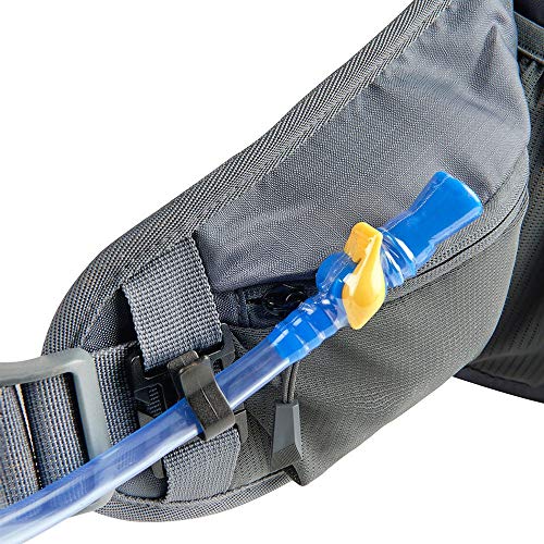 COLUMBUS Hydra Hip Belt | Cinturon de Hidratacion. Riñonera Deportiva para Senderismo, Trekking o Ciclismo. Cinturón con Compartimento para Bolsa de Agua, Ligero y Transpirable. Color Gris.