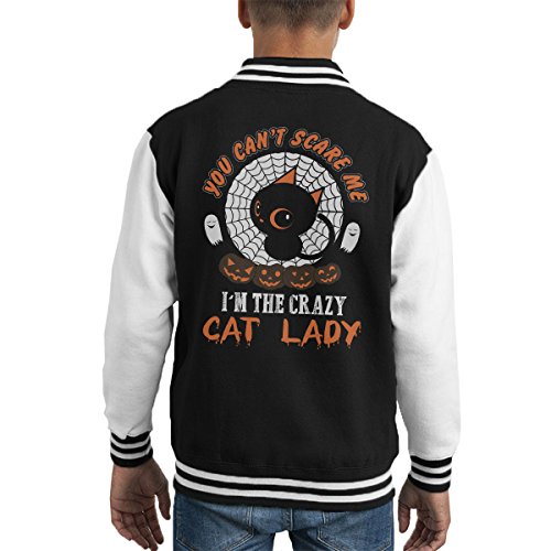 Crazy Cat Lady Kid's Varsity Jacket