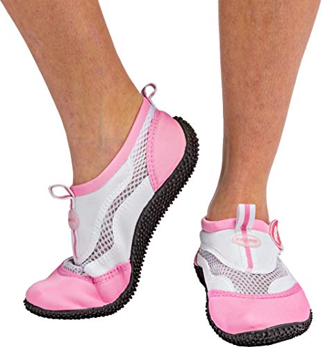 Cressi Reef Zapatillas Chanclas, Unisex Adulto, Blanco/Rosa, 38