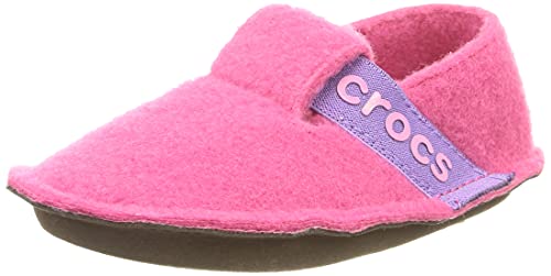 Crocs Classic Slipper K, Zapatillas de estar por casa, Unisex Niños, Rosa (Candy Pink), 23-24 EU