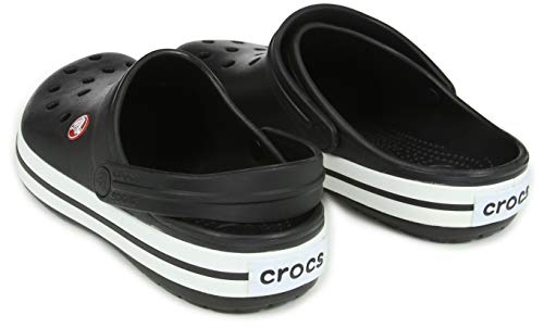 Crocs Crocband, Zuecos Unisex Adulto, Negro (Black), 45/46 EU