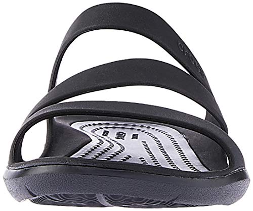 Crocs Swiftwater Sandal Mujer Sandal, Negro (Black), 39/40 EU