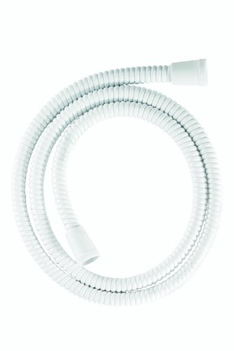 Croydex Essentials - Manguera de ducha (PVC, 1,5 m), color blanco