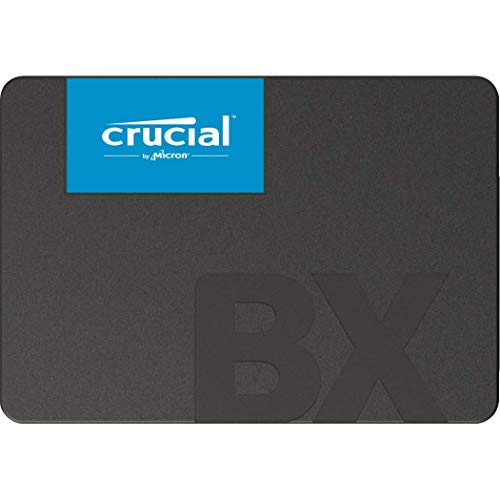 Crucial BX500 480 GB CT480BX500SSD1 Unidad interna de estado sólido, hasta 540 MB/s (3D NAND, SATA, 2.5 Pulgadas)