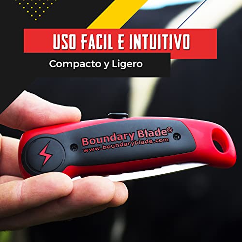 Cuchillo Agrícola y Tester Probador Corriente para Cercas Eléctricas Boundary Blade – Detector de Voltaje con Indicadores de Rango y Destornillador