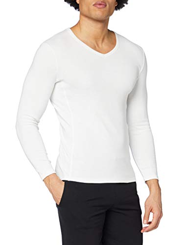 Damart tee-Shirt Manches Longues Thermolactyl Bioactif Altamente térmico, Blanco (Blanco), Small para Hombre