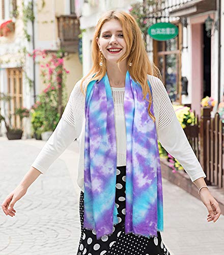 DAMILY - Bufanda estampada para mujer con diseño de chal Color 2. M