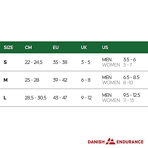 DANISH ENDURANCE Set de Calcetines de Lana Merina de Senderismo Clásicos, Ligeros y Cortos para Hombres y Mujeres, De Varias Longitudes Para Todos Los Climas, Paquete Mixto de 3