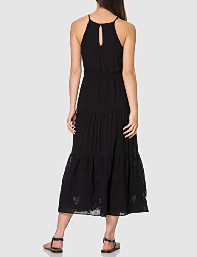 Desigual Chaleco de la Marca Jacksonville Vestido Informal, Negro, L para Mujer