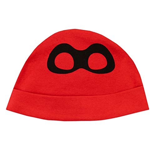 Disney Pijama Entera y Gorro para Niños Bebés The Incredibles Rojo 0-3 Meses