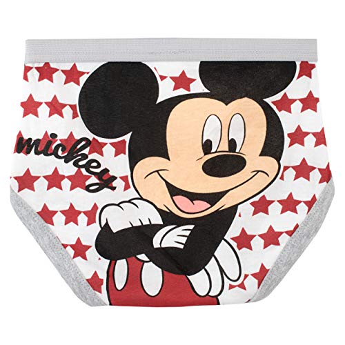 Disney Ropa Interior para niños Mickey Mouse - Paquete de 5-2 a 3 Años