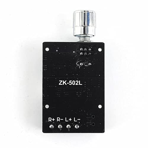 DollaTek 2x50W TPA3116 bluetooth 5.0 mini placa amplificadora de potencia digital con interruptor y volumen ajustable con carcasa