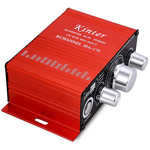 DollaTek kinter ma-170 mini 12v 20w estéreo de alta fidelidad amplificador amplificador dvd mp3 altavoz