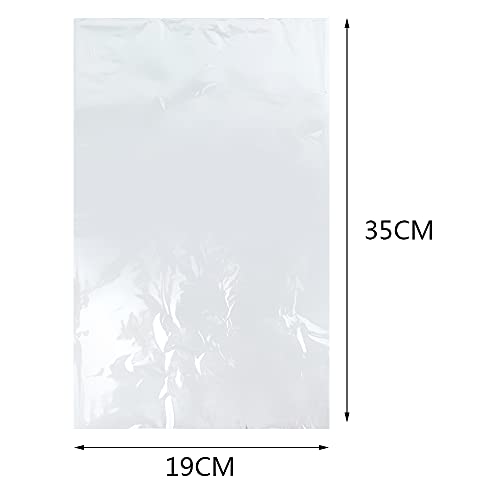 DOULEIN Bolsas Termorretráctiles,100PCS Bolsa de Película Retráctil Transparente para Jabones Bombas de Baño y DIY (100PCS 2035cm)