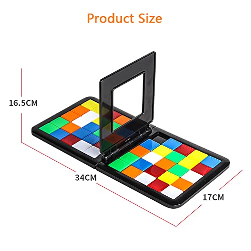 EACHHAHA Magic Block Game Juego de competición Juego de Mesa para Dos Personas Juego Interactivo para Padres e Hijos Juego Educativo para niños