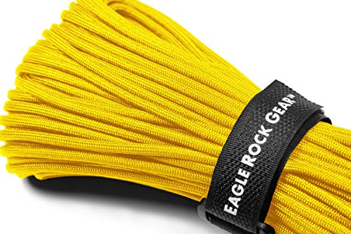 Eagle Rock Gear - 550lb 7-Strand Type III Nylon Paracord Rope - 100 ft (30.5 m) (Amarillo, 100 ft (30.5 m))