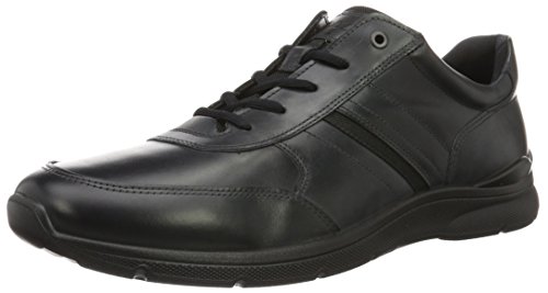 ECCO Irving, Zapatos de Cordones Derby Hombre, Negro (2001black), 49 EU