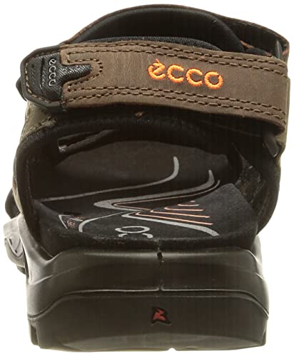 Ecco Offroad, Sandalia Hombre, Morel/Moon Rock, 50 EU