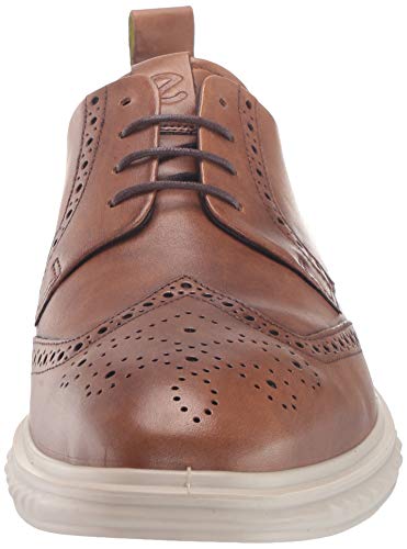 ECCO ST.1HYBRIDLITE, Zapatos de Cordones Brogue Hombre, Marrón (Amber 1112), 41 EU