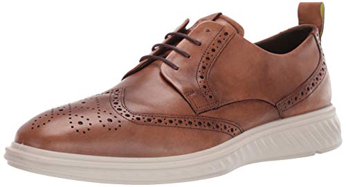 ECCO ST.1HYBRIDLITE, Zapatos de Cordones Brogue Hombre, Marrón (Amber 1112), 41 EU